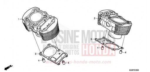 CYLINDRE VT750SB de 2011